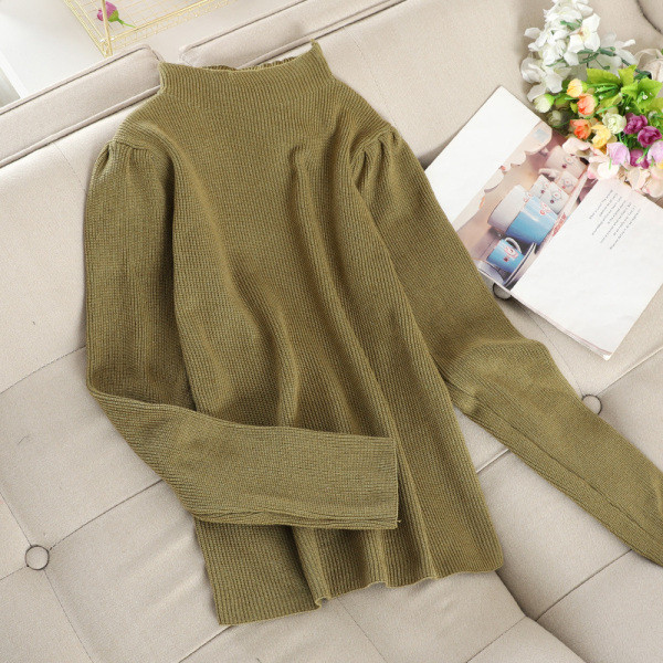 Μοντέρνο γυναικείο πουλόβερ  με χαμηλό γιακά σε τέσσερα χρώματα