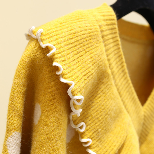 Γυναικεία μοντέρνα μπλούζα πουά σε μπλε, πράσινο, κίτρινο και ροζ χρώμα