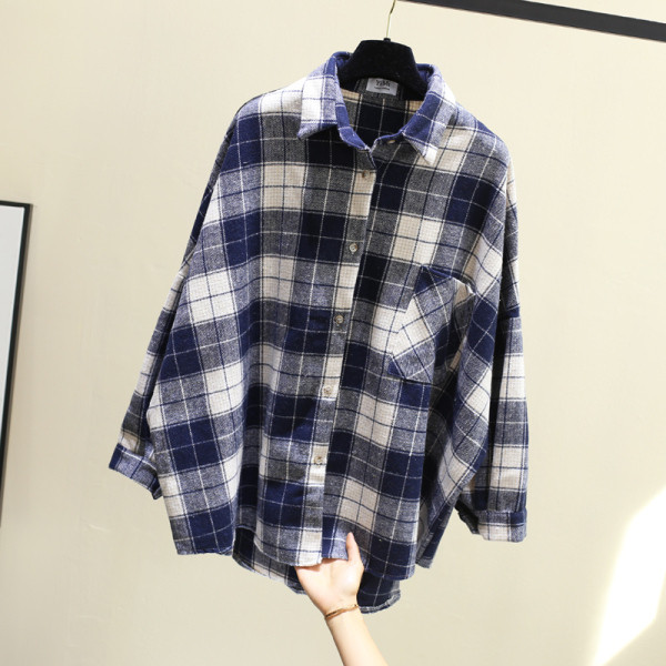 Női csíkos ing széles modell három színben