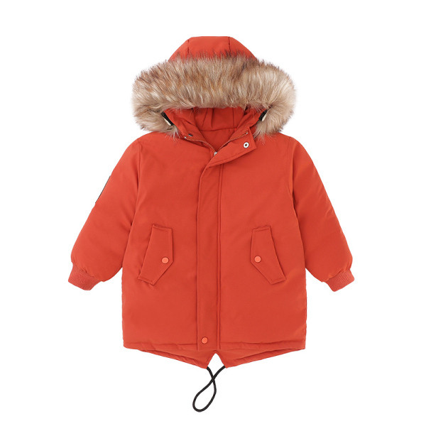 Napi gyerekkabát fiúknak kapucnival és pehellyel, három színben