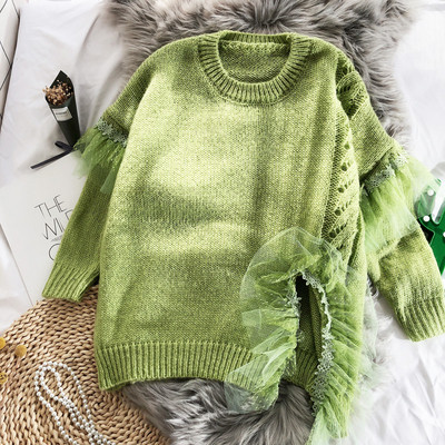 Új modell tüll női pulóver három színben