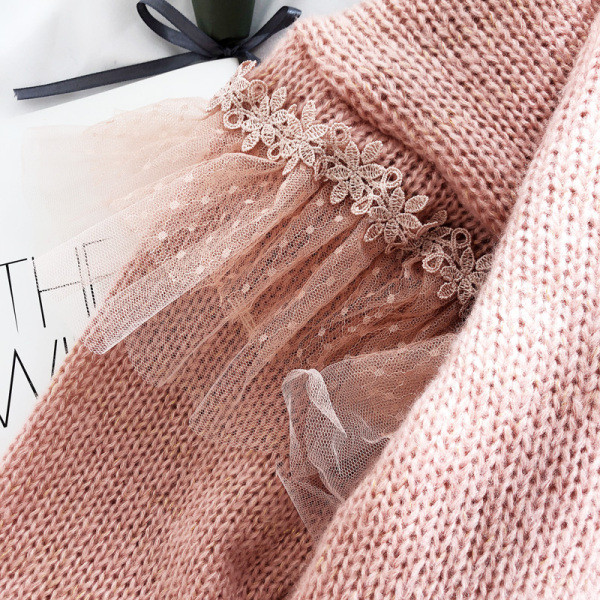 Új modell tüll női pulóver három színben