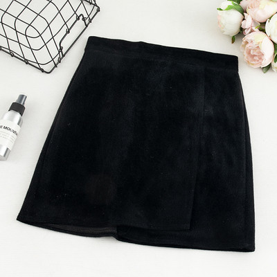 Stílusos női szoknya cipzárral és magas derékkal, négy színben