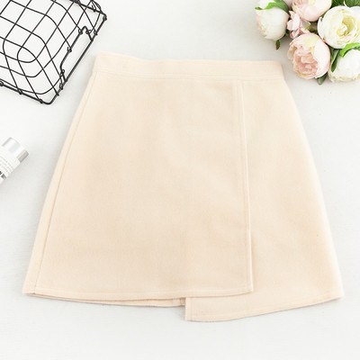 Stílusos női szoknya cipzárral és magas derékkal, négy színben