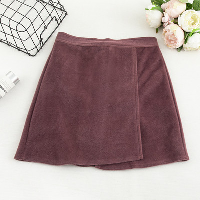 Stílusos női szoknya cipzárral és magas derékkal, négy színben