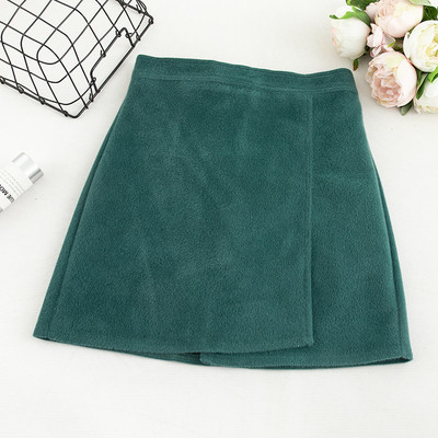 Stílusos női szoknya cipzárral és magas derékkal, négy színben