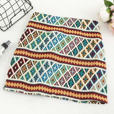 Κορυφαία γυναικεία φούστα με κεντήματα και ψηλή μέση σε τρία χρώματα