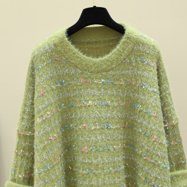 Γυναικείο μοντέρνο πουλόβερ φαρδύ μοντέλο σε διάφορα χρώματα