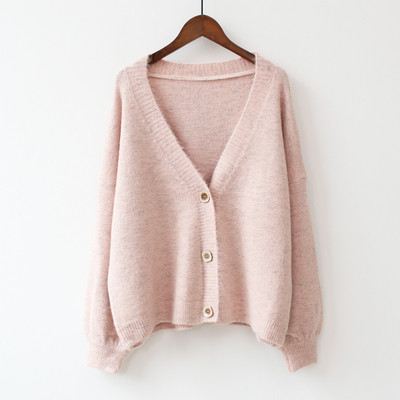 Női kardigán gombokkal és spitz nyakkivágással több színben
