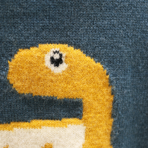 Γυναικείο casual πουλόβερ με πολύχρωμα κεντήματα