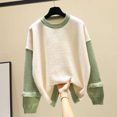 Női alkalmi blúz kerek nyakkivágással, három színben