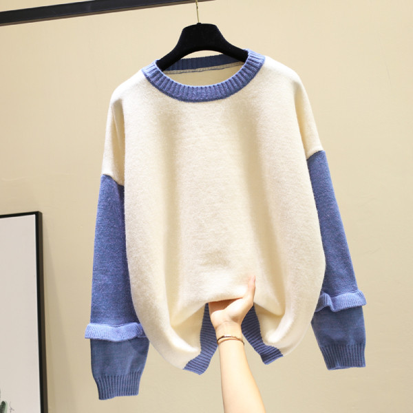 Női alkalmi blúz kerek nyakkivágással, három színben