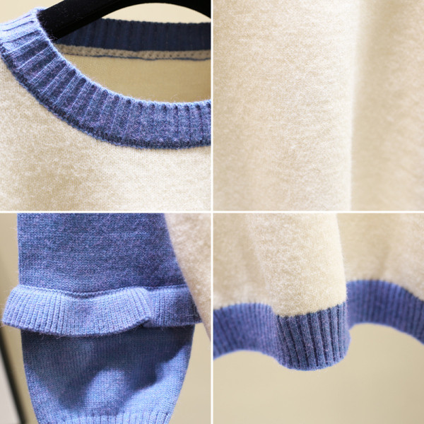 Női alkalmi blúz kerek nyakkivágással, három színben