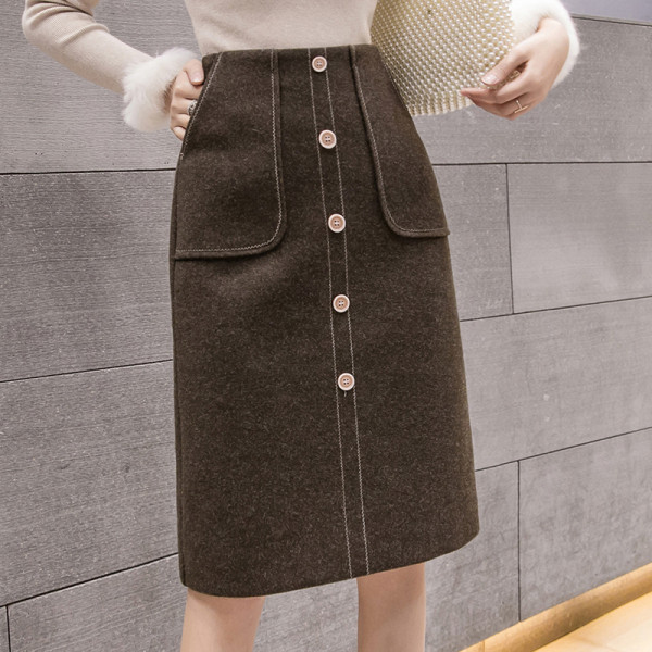 Μοντέρνο γυναικείο πουκάμισο με ψηλή μέση και κουμπιά σε δύο χρώματα