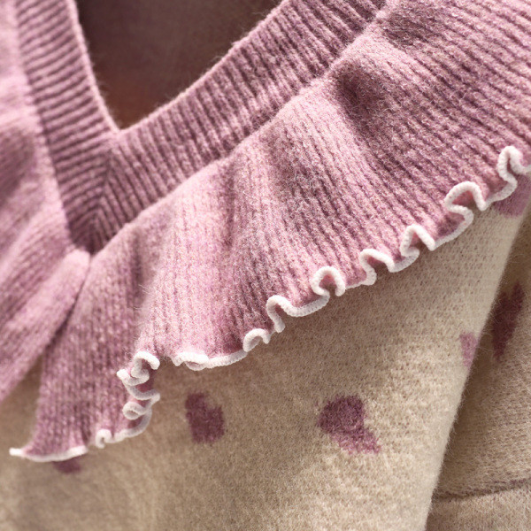 Női alkalmi pulóver spitz nyakkivágással, több színben