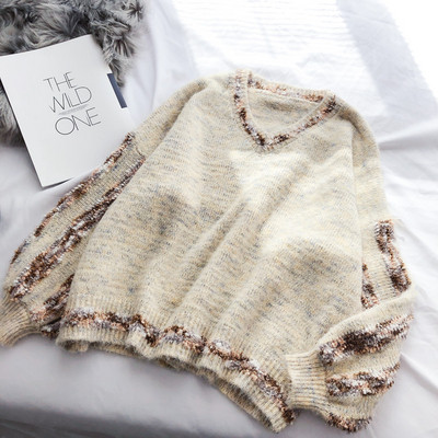 Női téli pulóver kerek nyakkivágással - több színben