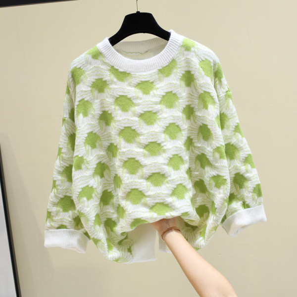 Γυναικείο μοντέρνο πουλόβερ για το χειμώνα με στρογγυλη λαιμόκοψη σε διάφορα χρώματα