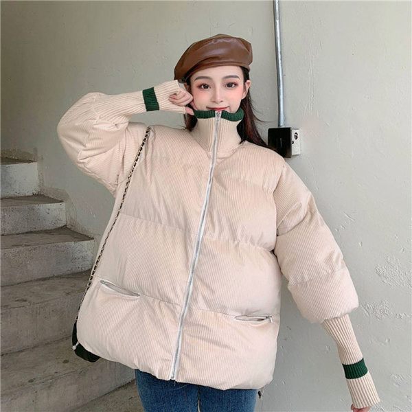 Γυναικεία μπλούζα με φερμουάρ και πλεκτά μανίκια