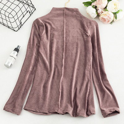 Aktuális női bársony blúz négy színben