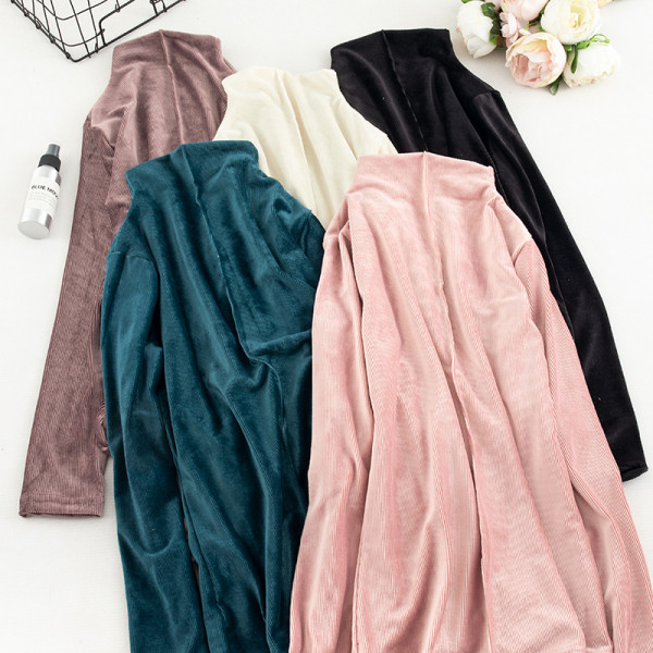 Aktuális női bársony blúz négy színben