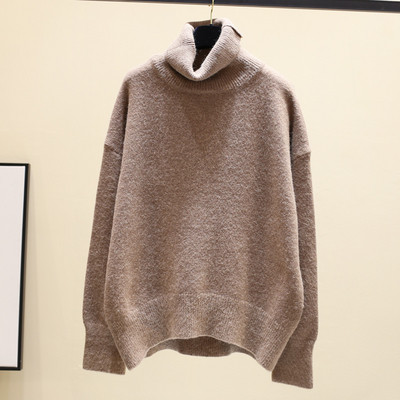 Ασύμμετρη μοτίβο γυναικείου πουλόβερ - διάφορα χρώματα