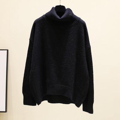 Ασύμμετρη μοτίβο γυναικείου πουλόβερ - διάφορα χρώματα