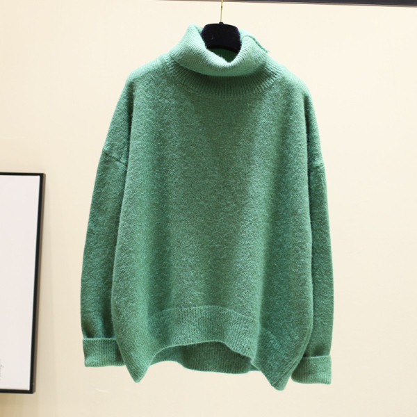 Ασύμμετρη μοτίβο γυναικείου πουλόβερ - διάφορα χρώματα