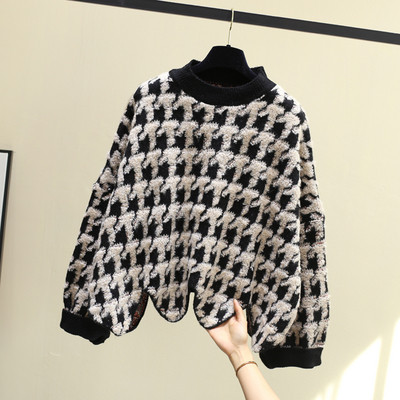 Μοντέρνο ασύμμετρο  γυναικείο πουλόβερ