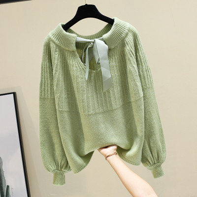 Χειμερινό γυναικείο πουλόβερ με στρογγυλη λαιμόκοψη σε τέσσερα χρώματα