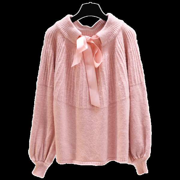 Χειμερινό γυναικείο πουλόβερ με στρογγυλη λαιμόκοψη σε τέσσερα χρώματα