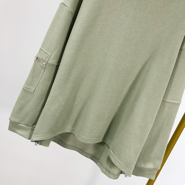 Καθημερινό φαρδύ φούτερ με κουκούλα