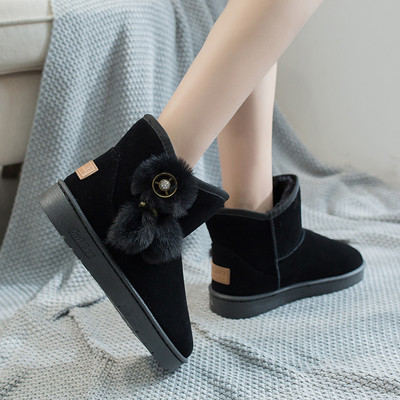 Γυναικείες Casual μπότες με επίπεδη  με ίσια σόλα  σε καφέ, μαύρο και γκρι χρώμα