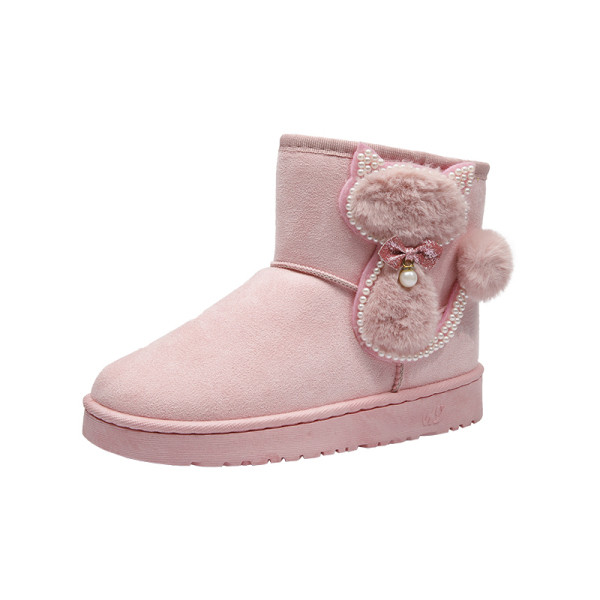 Alkalmi női csizma lapos talpú 3D elemmel és gyöngyökkel három színben