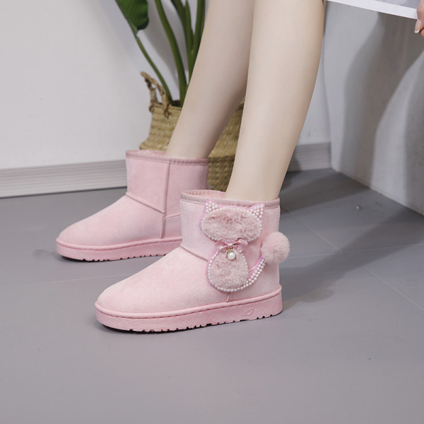 Alkalmi női csizma lapos talpú 3D elemmel és gyöngyökkel három színben