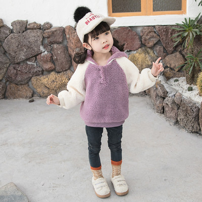 Alkalmi gyerekpulóver két színben, gombokkal lányoknak