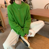 Lezser téli pulóver sima modell több színben