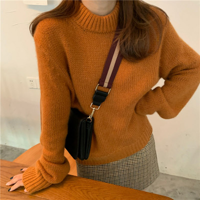 Lezser téli pulóver sima modell több színben