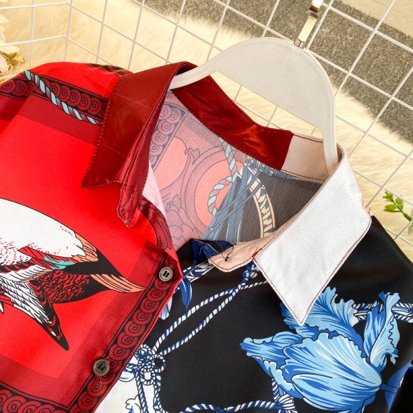 Alkalmi női ing klasszikus gallérral és hosszú ujjal, két színben