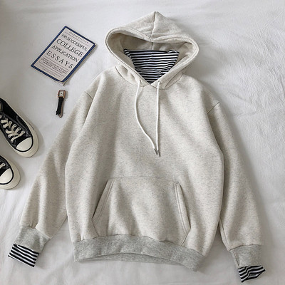 Casual γυναικείο πουλόβερ σε πέντε χρώματα με κορδόνια και  τσέπη