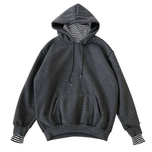 Casual γυναικείο πουλόβερ σε πέντε χρώματα με κορδόνια και  τσέπη