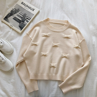 Alkalmi női pulóver három színben, ovális nyakkivágással