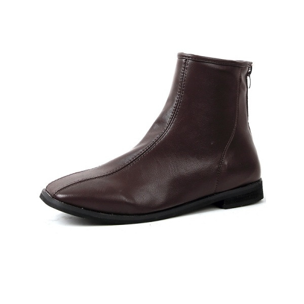 Alkalmi női csizma puha béléssel barna és fekete színben