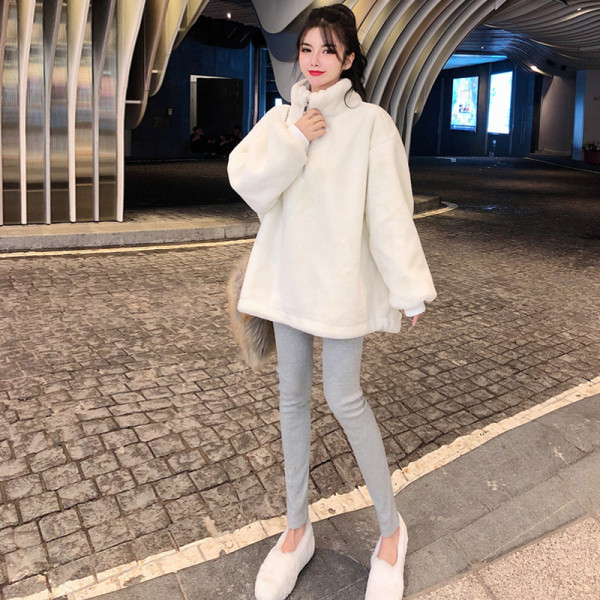 Γυναικείο καθημερινό φούτερ με φερμουάρ σε διάφορα χρώματα