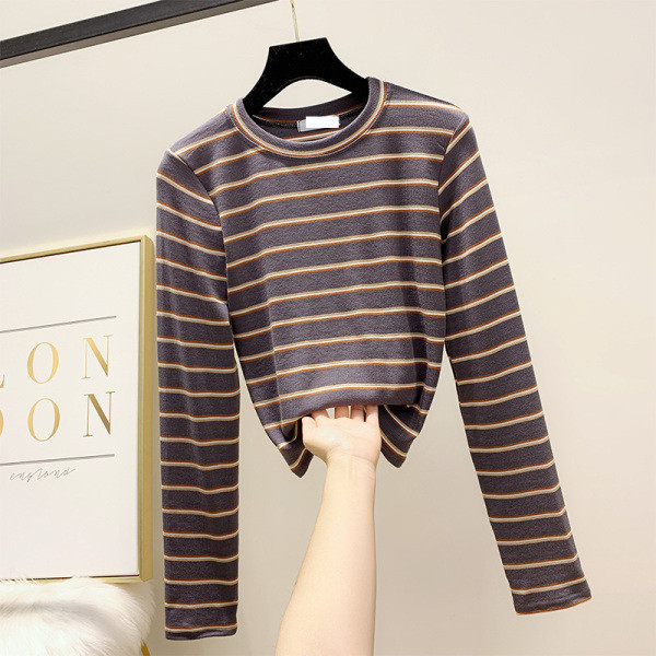 Μοντέρνο γυναικείο πουλόβερ  πλεκτό με οβάλ ντεκολτέ σε τέσσερα χρώματα