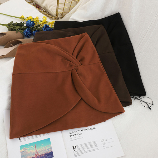 Lezser női szoknya három színben, magas derékkal