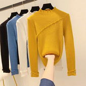 Divatos női pulóver vékony kötésből négy színben