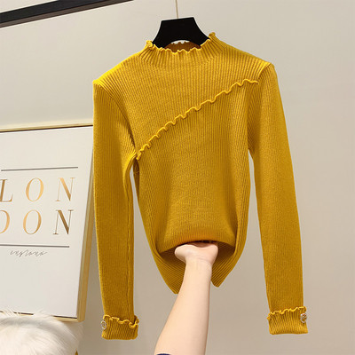 Divatos női pulóver vékony kötésből négy színben