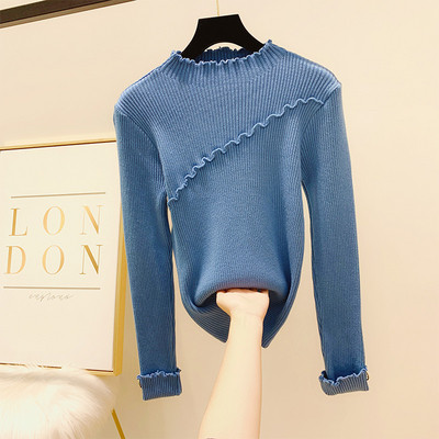 Divatos női pulóver vékony kötésből négy színben