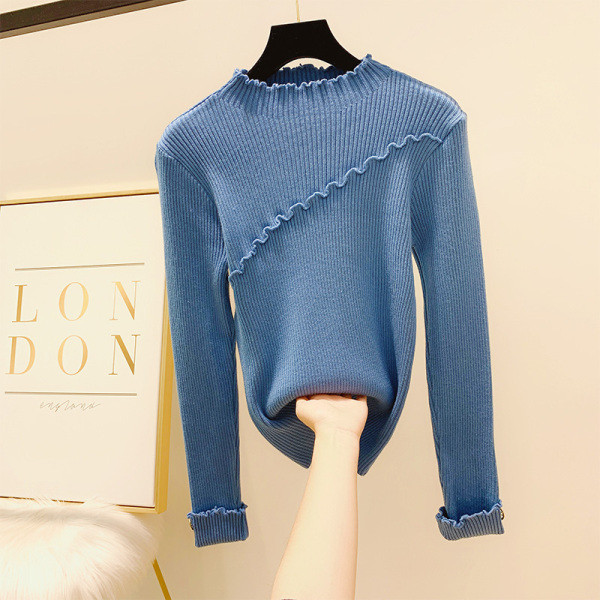 Divatos női pulóver vékony kötésből négy színben