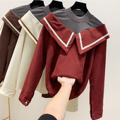 Modern női blúz pólógallérral több színben